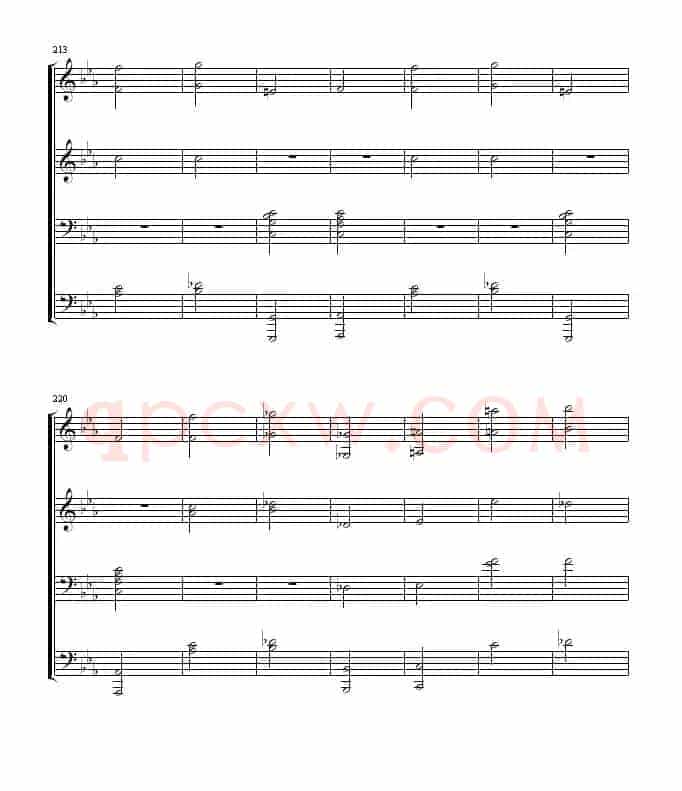 命运交响曲（四手联弹）