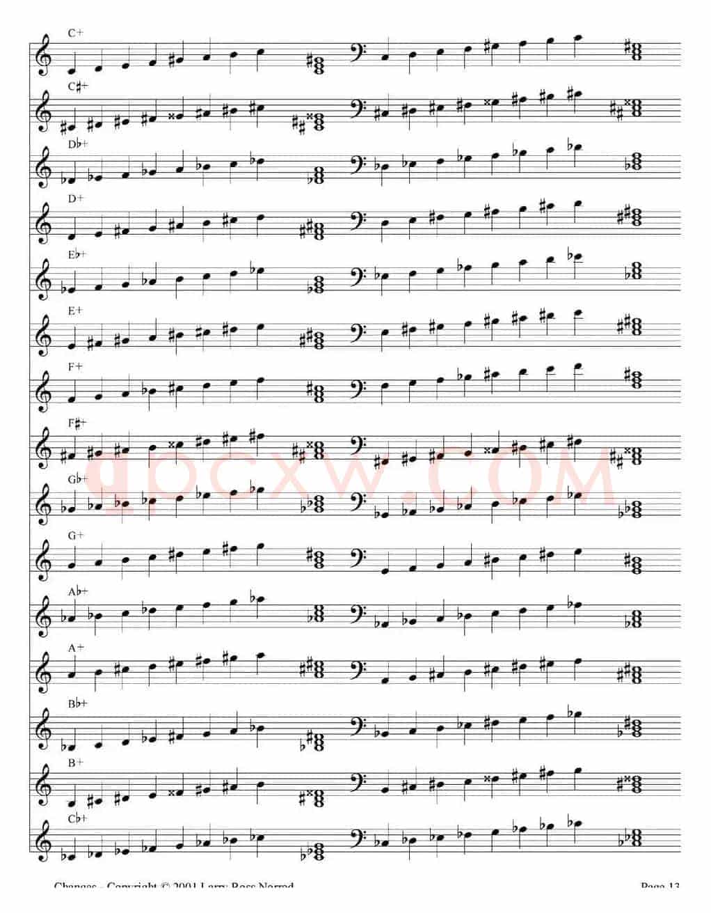 Changes（爵士乐和弦教材）（P1-20）