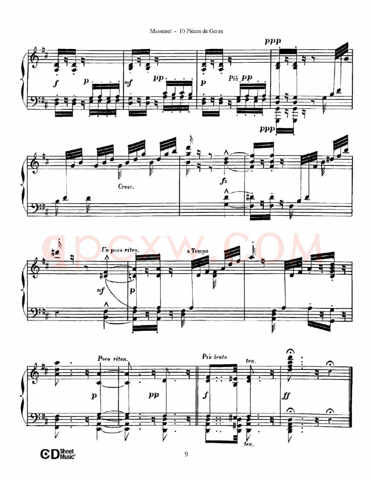 Dix Pièces de Genre Op.10(10首个性小品·Ⅱ)