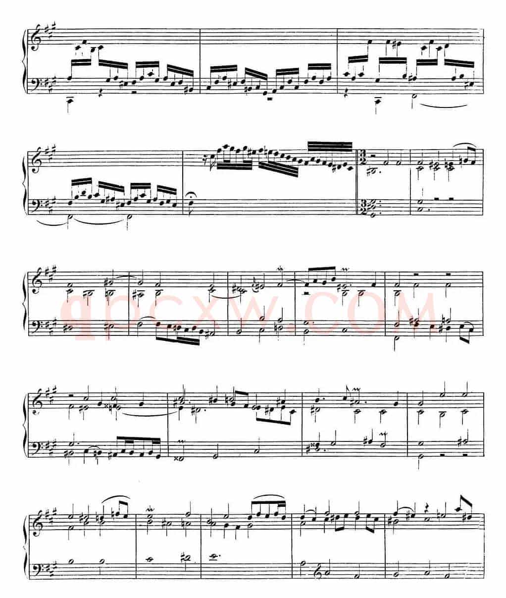 Toccata BWV 910(7首托卡塔·No.1 #F小调)