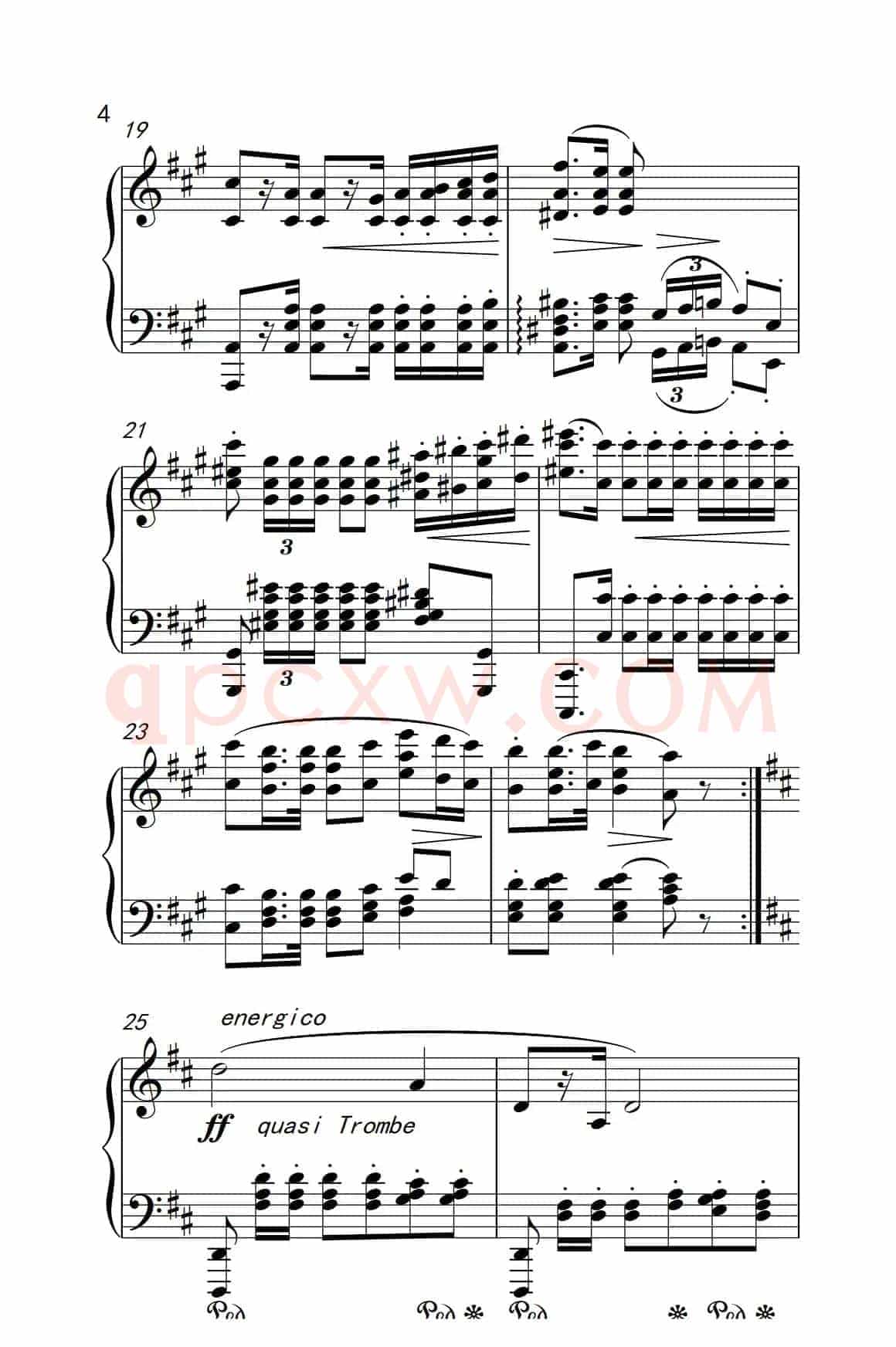bA大调波兰舞曲