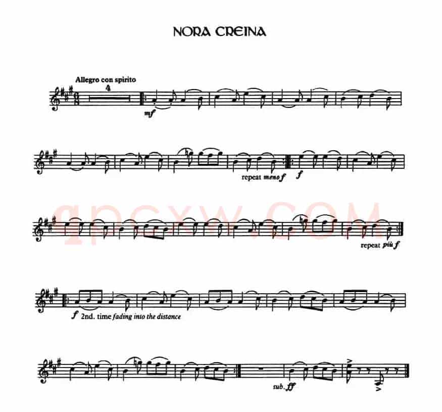 Nora Creina（爱尔兰曲调）