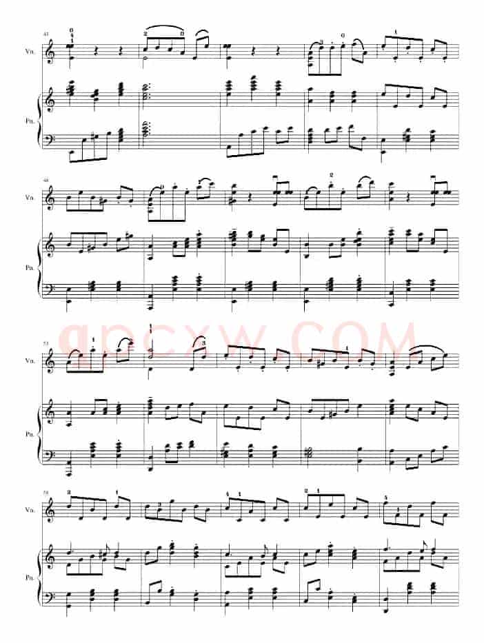 A小调舞曲（For Piano And Violin）