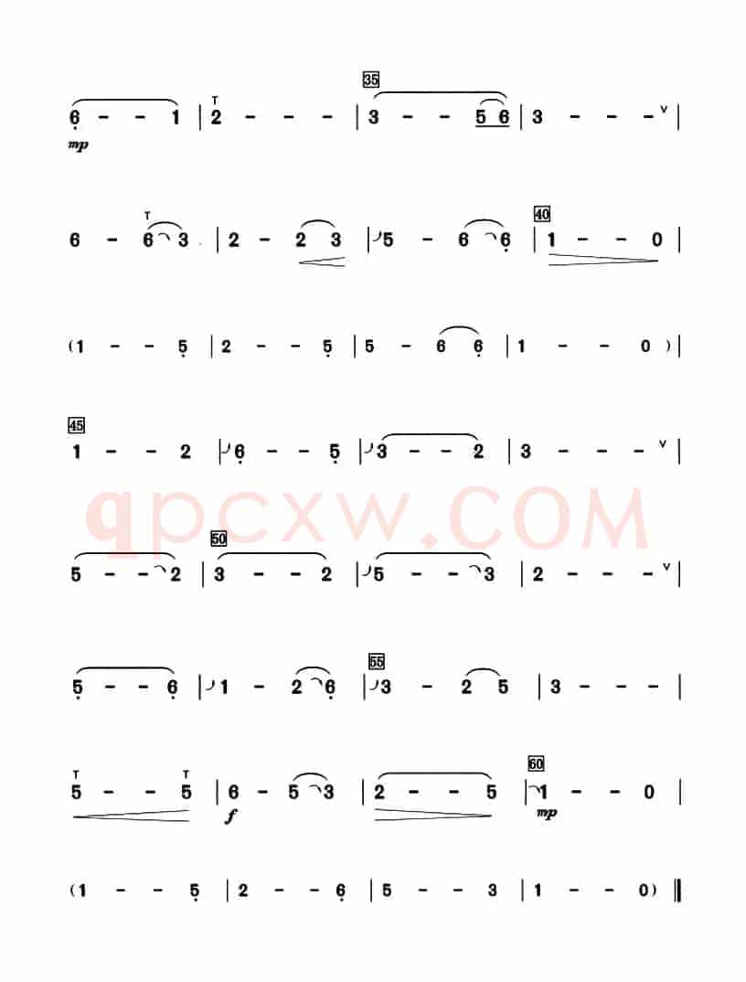 葫芦丝教学曲集：渔光曲