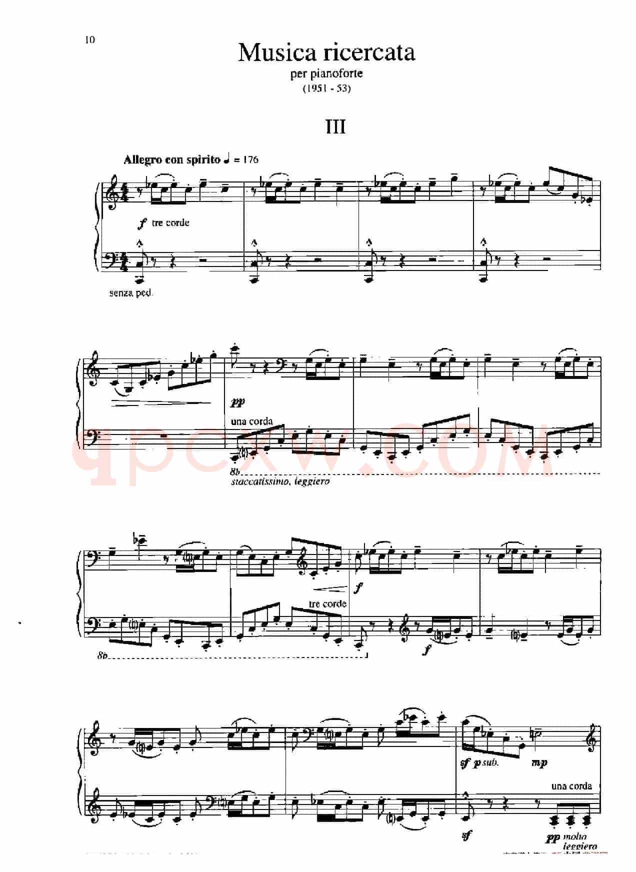 Musica Ricercata（音乐习作·3）