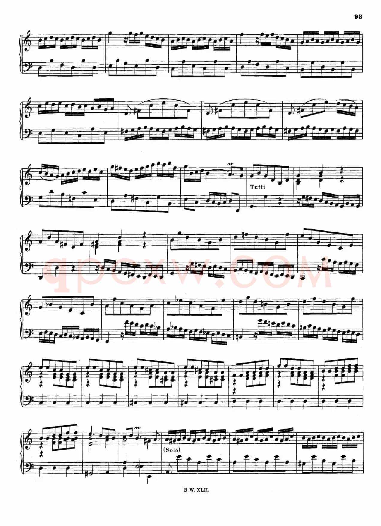 16 Concertos BWV 972-987(十六首为独奏古钢琴而作的协奏曲)(P31——40)