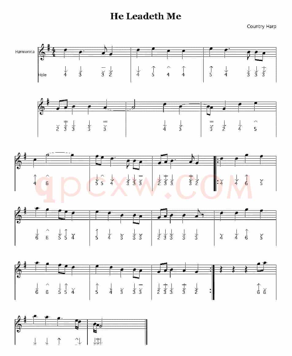 He Leadeth Me（布鲁斯）