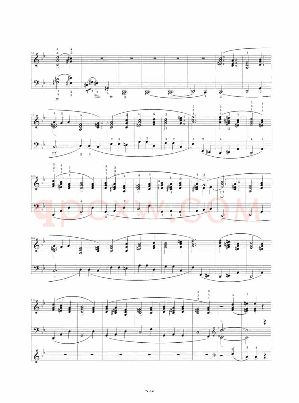G小调夜曲，Op.15,No.3（肖邦第6号夜曲）