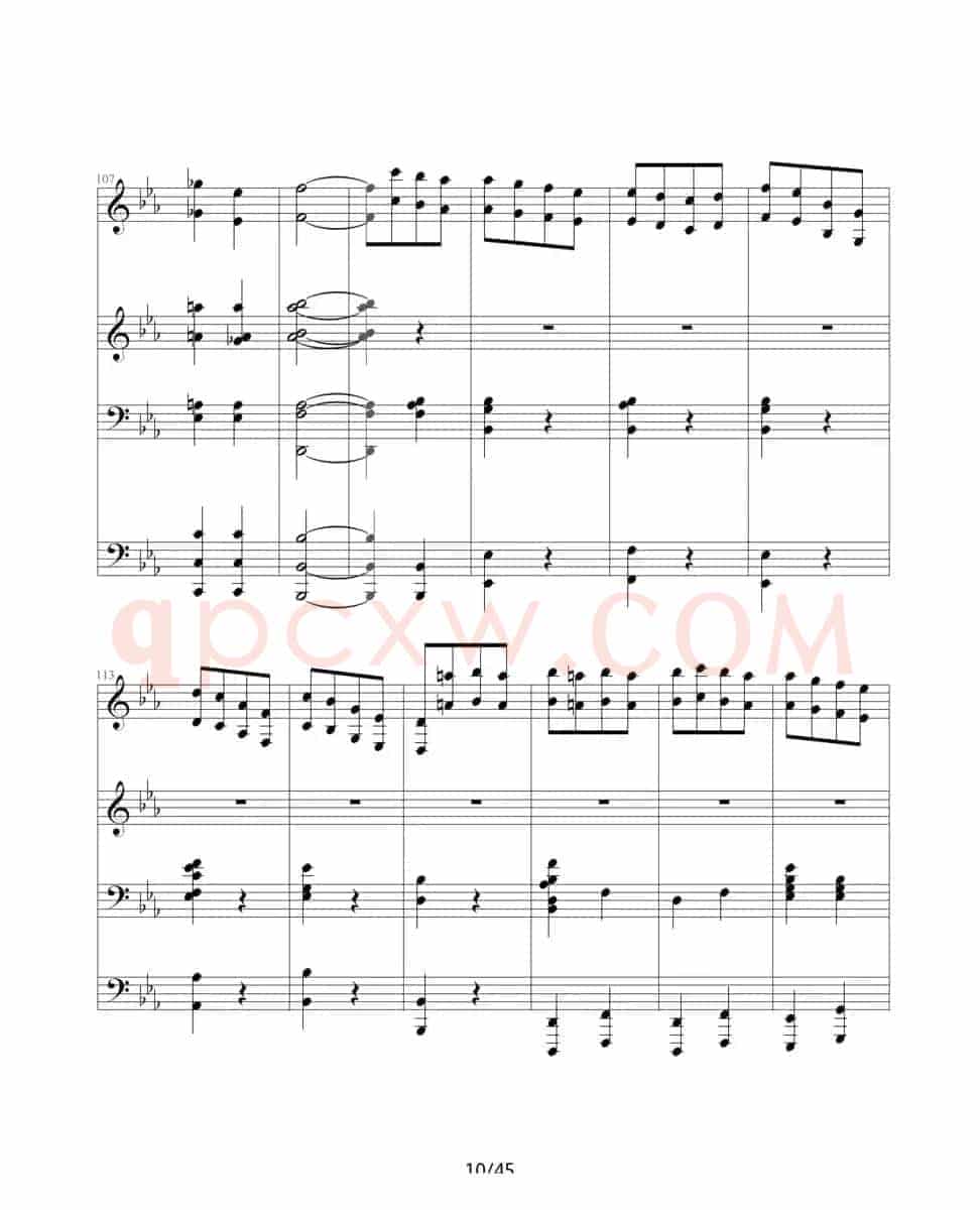 命运交响曲（四手联弹）