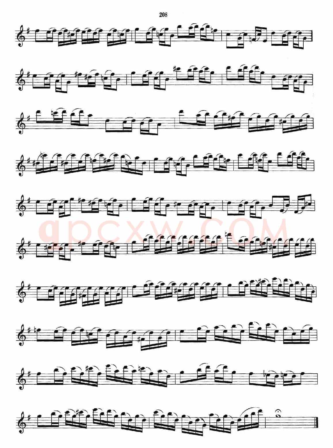 练习曲第六首（萨克斯业余考级第九级基本练习曲目）