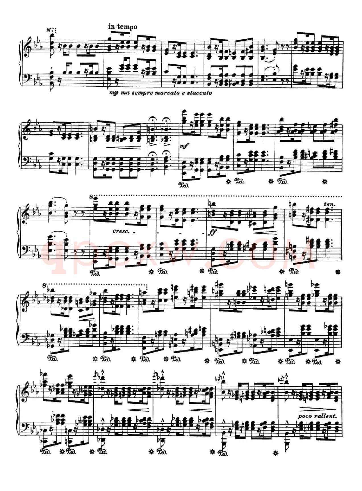 12 Etudes d'execution Transcendante S.139(12首超技练习曲·8)