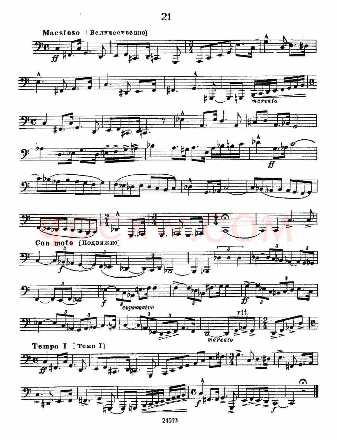 瓦西里耶夫24首大号练习曲集（19—24）