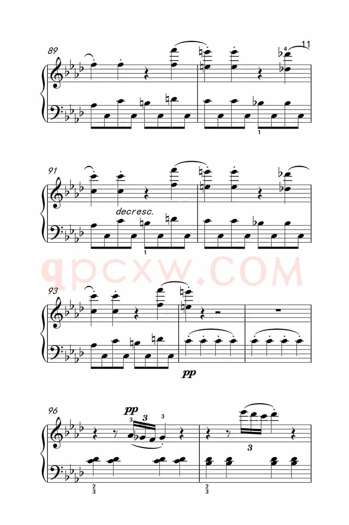 奏鸣曲 Opus 2 Nr.1 第一乐章（贝多芬奏鸣曲集 1）