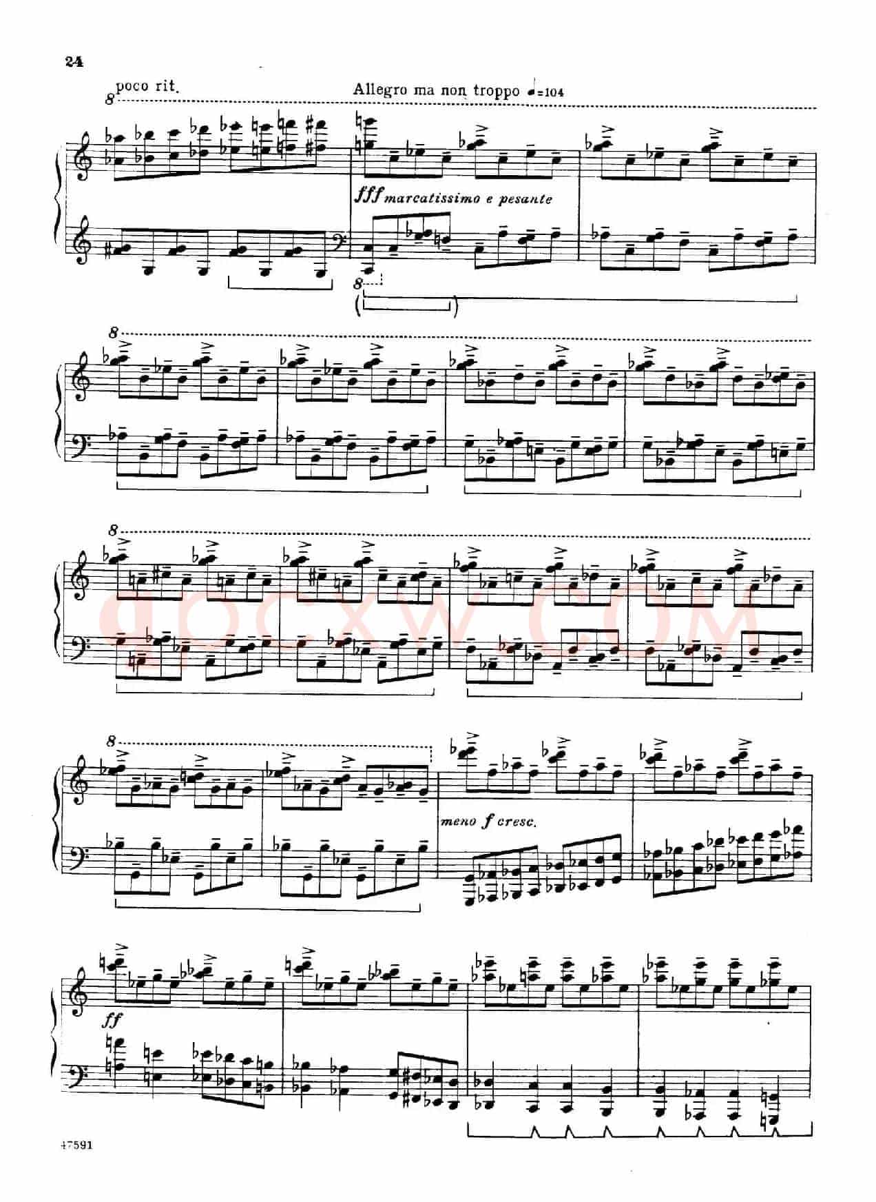 Piano Sonata in E-flat Major Op.95(降E大调钢琴奏鸣曲·Ⅱ)