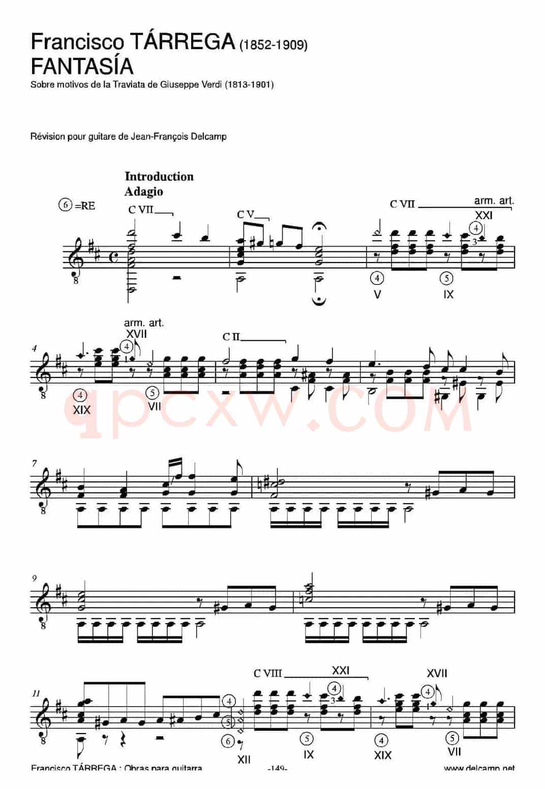 FANTASIA(Sobre motivos de la Traviata de Giuseppe Verdi)(古典吉他)