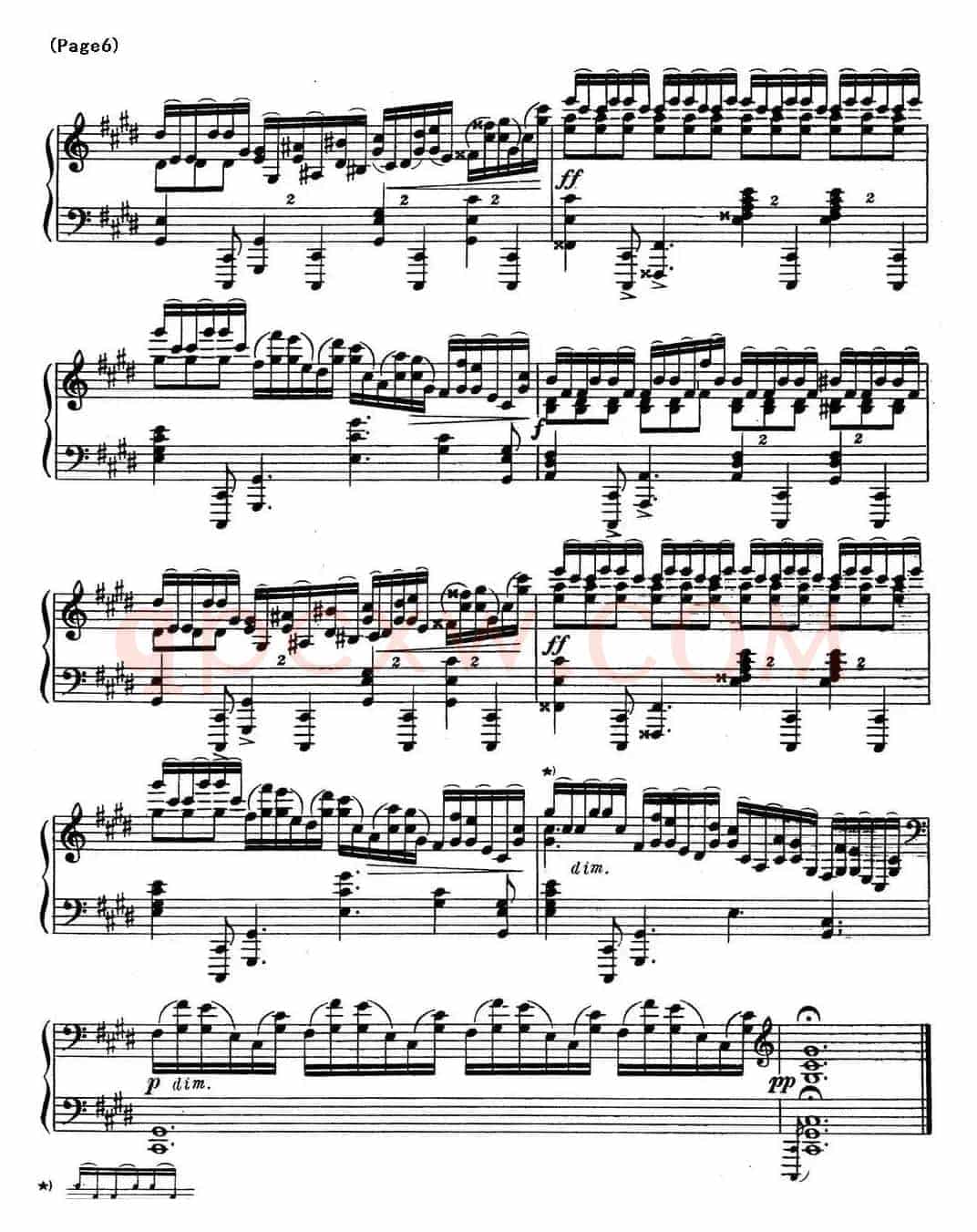 斯克里亚宾8首钢琴练习曲 Op42(No.5 Alexander Scriabin Etudes)