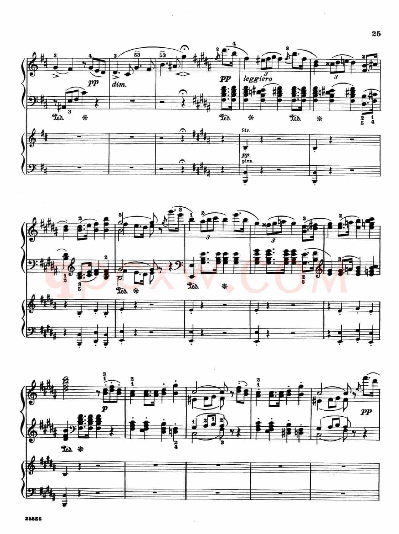Capriccio Brillante in B Major Op.22(B大调华丽随想曲·双钢琴)