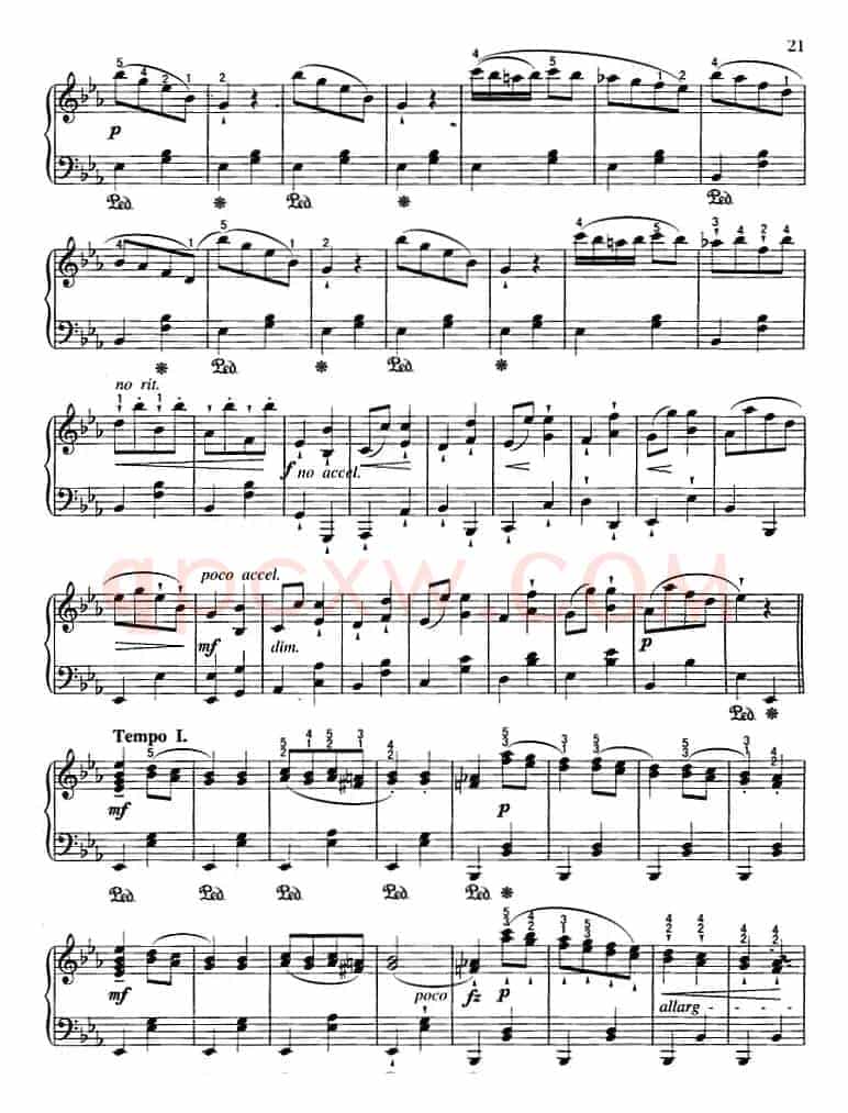 不可不弹的世界钢琴名曲：埃科塞斯舞曲