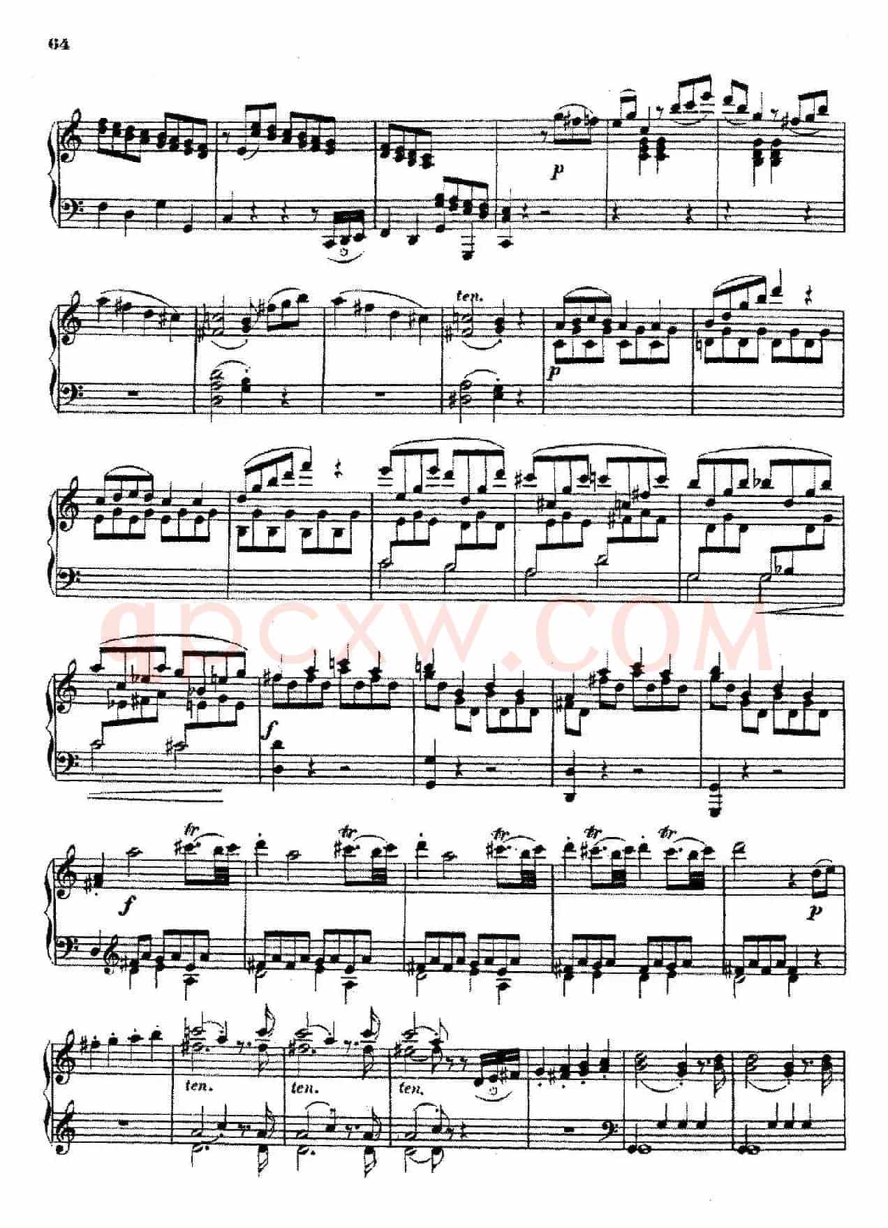 Piano Sonata No.4 in C Major Op.38(C大调第四钢琴奏鸣曲)
