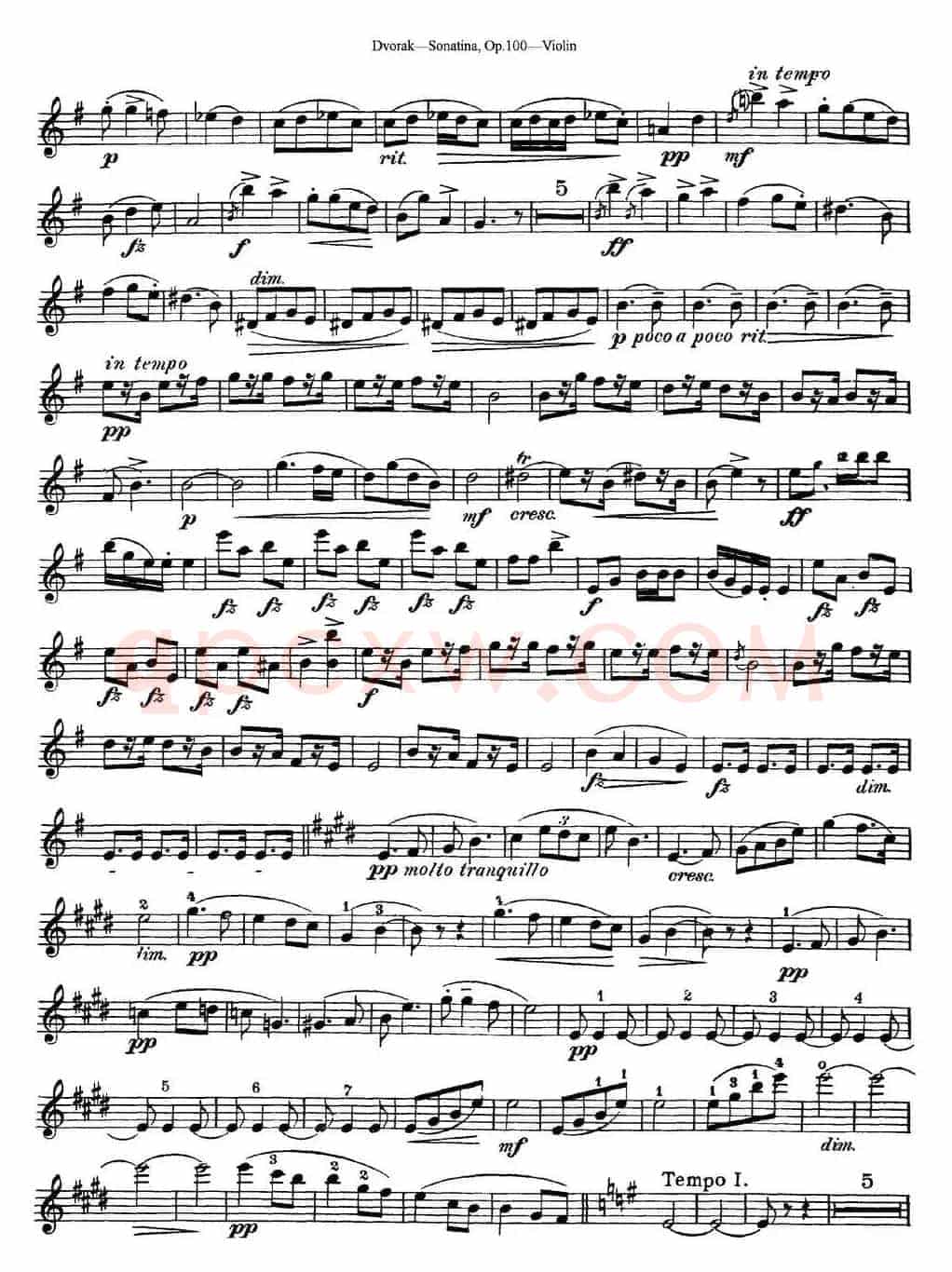 Violin Sonatina Op.100