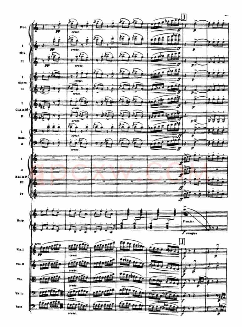 浦塞尔主题变奏与赋格曲（P31-P65）（管弦乐队总谱）