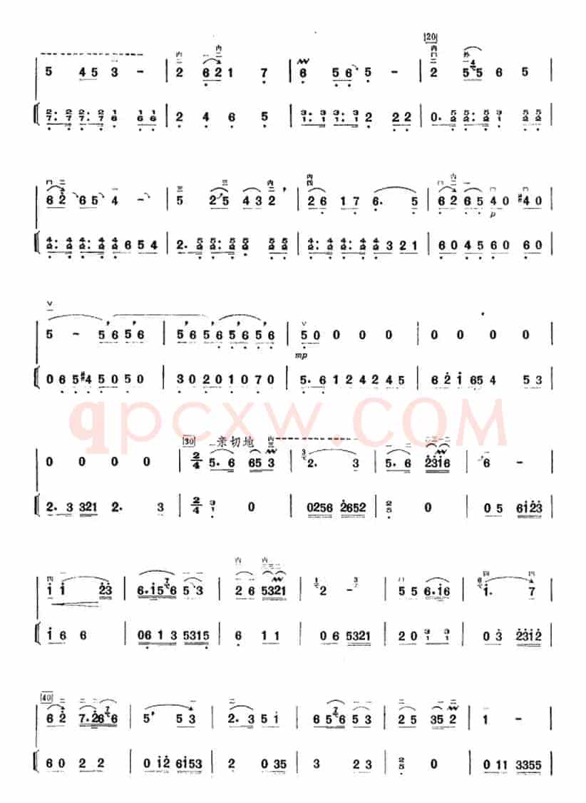 许讲德二胡演奏曲：8.白花吟（二胡+扬琴）