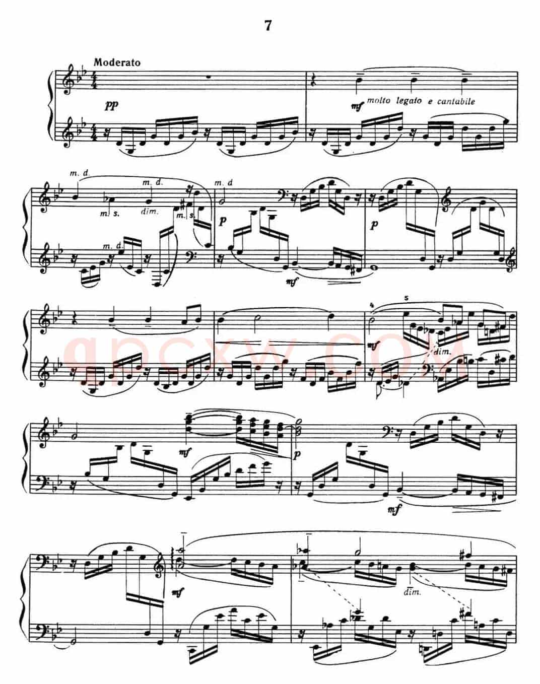 拉赫玛尼诺夫 音画练习曲7或8 Etudes tableaux Op.33 No.7