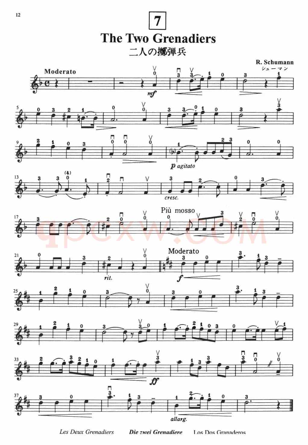 铃木小提琴教材第二册（Suzuki VIOLIN PART VOLUME 2）