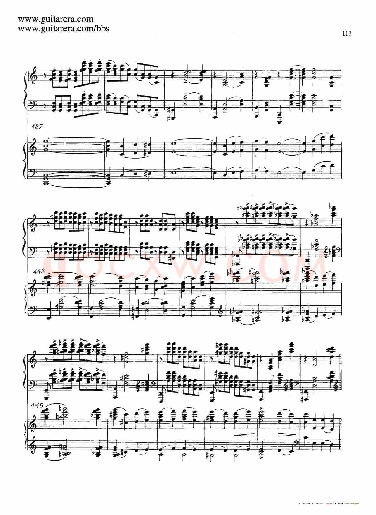 c小调第二钢琴协奏曲 Op.18(双钢琴·第三乐章)