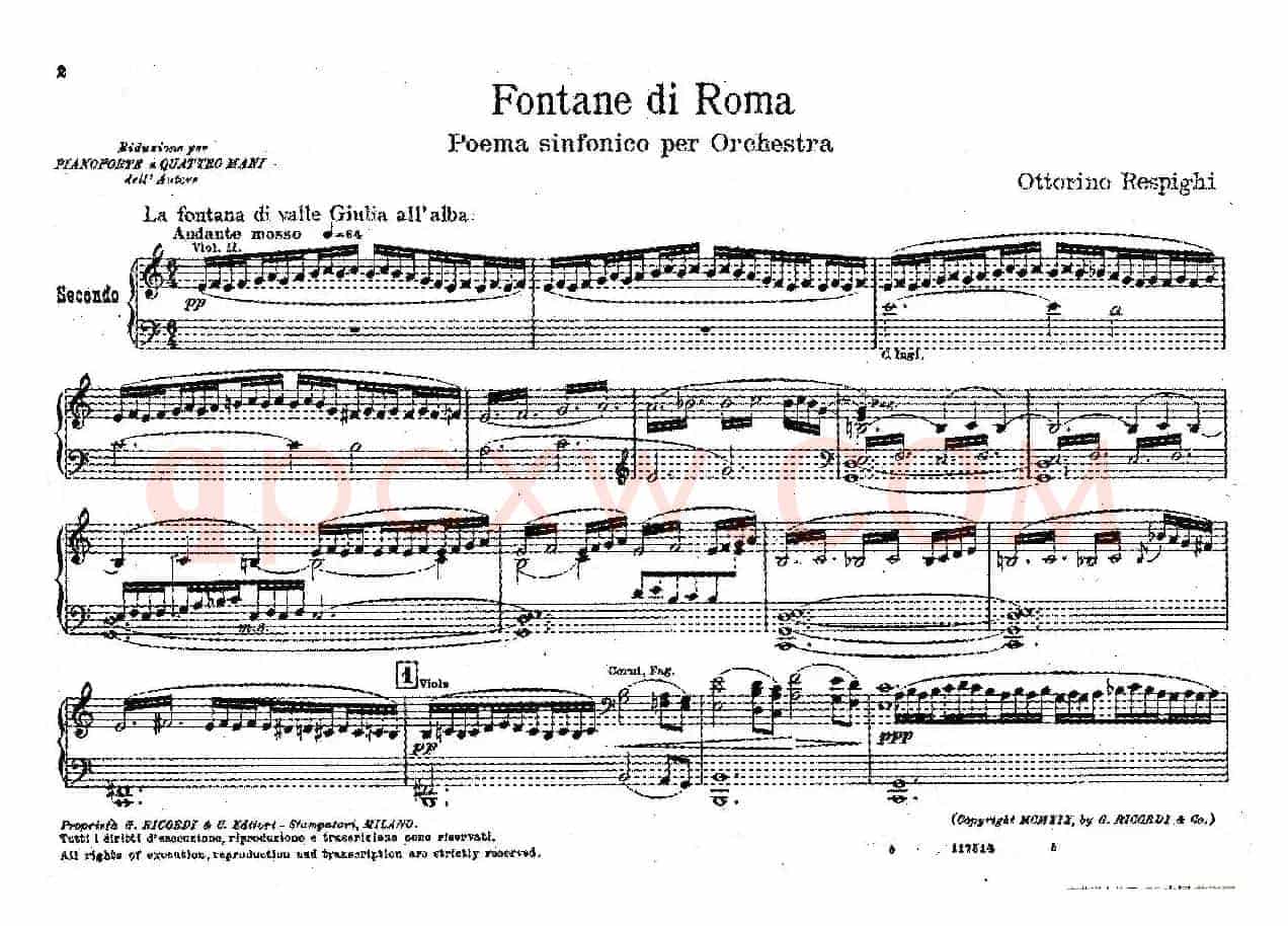 Fontane di Roma （交响诗《罗马的喷泉》）