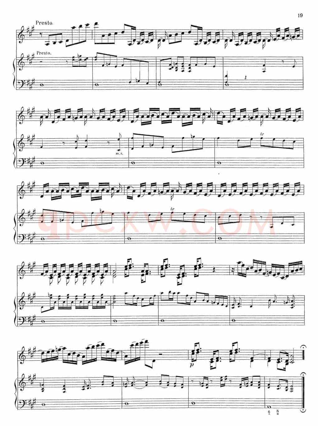 Biber Violin Sonata I（小提琴+钢琴伴奏）