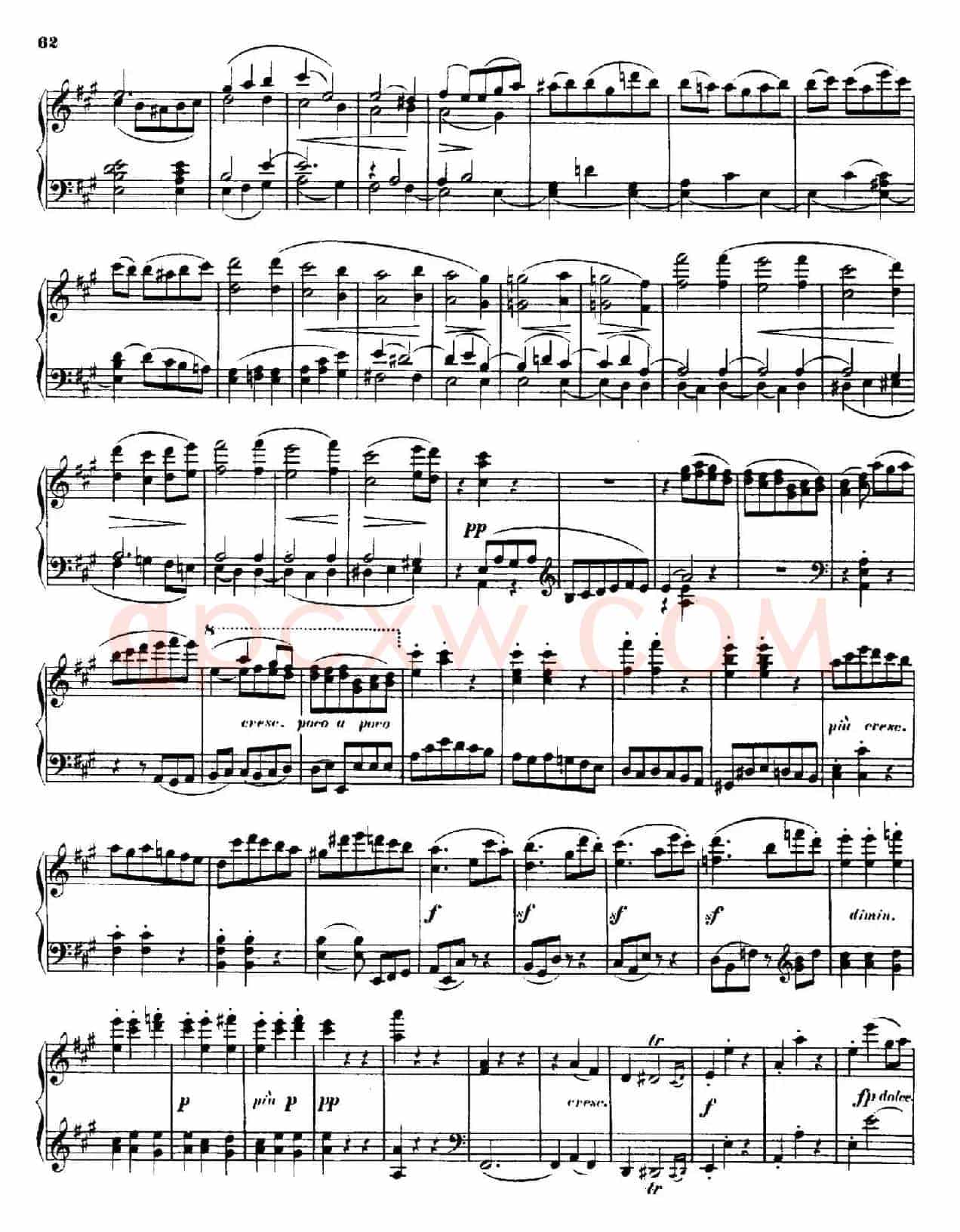 String Quartet No.15 in a Minor Op.132(a小调第十五弦乐四重奏·钢琴独奏版)