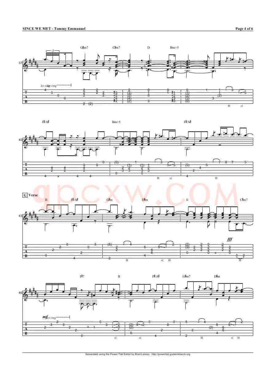 tommy emmanuel：since we met（指弹吉它）
