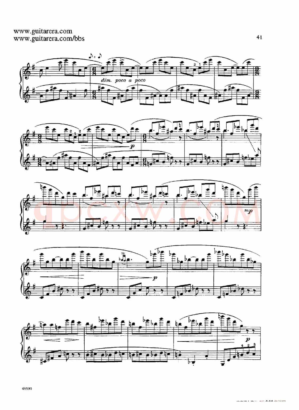 Piano Sonata Op.26（钢琴奏鸣曲·第二乐章）