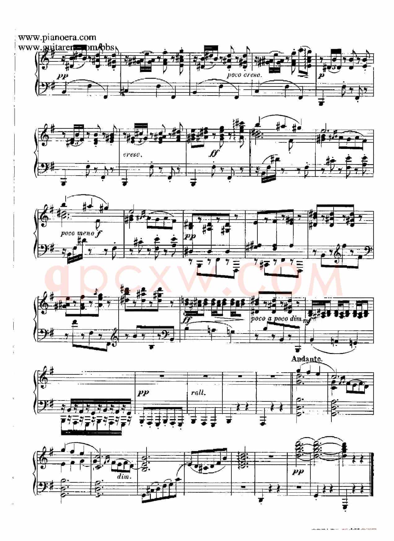 12 Spanish Danses Op.37(12首西班牙舞曲·7)