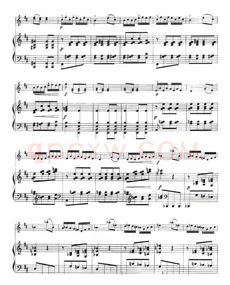 第一回旋曲(Rondo No.1、小提琴+钢琴伴奏)
