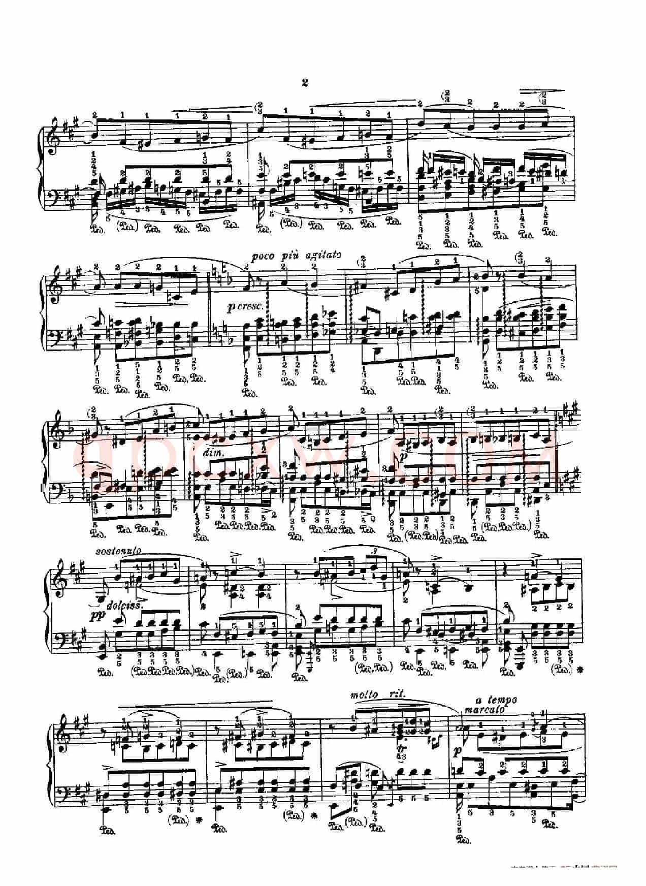 53首以肖邦练习曲为素材而作的练习曲（No.21）
