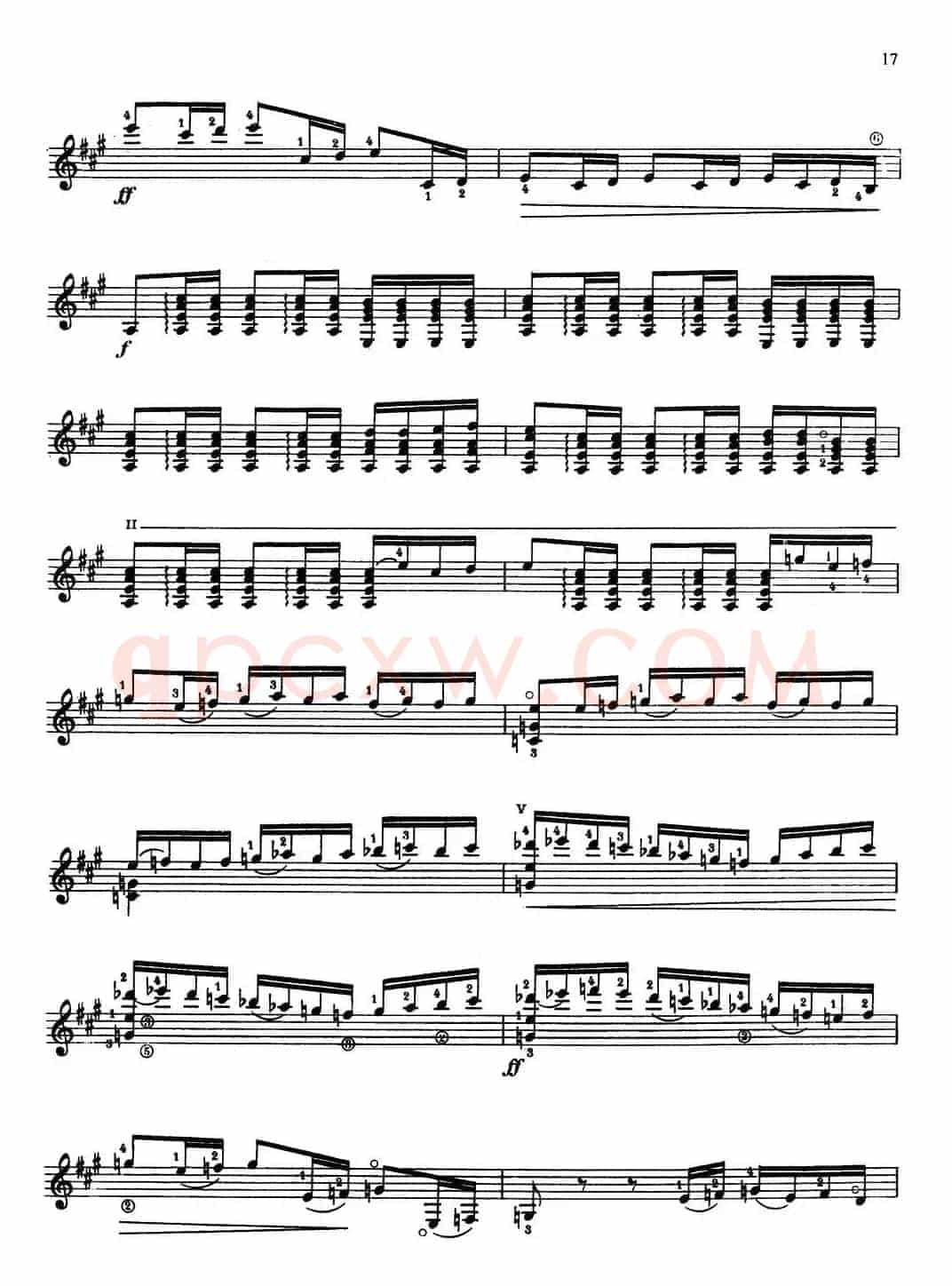 Joaquin Rodrigo Music for Guitar（罗德里戈吉他音乐P12-21）（古典吉他）
