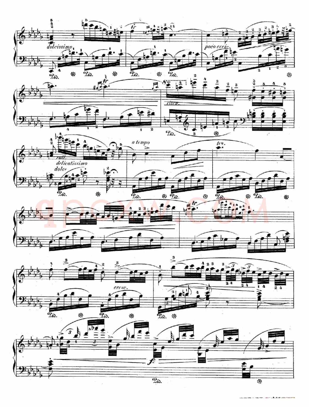 Variations on Je Vends Des Scapulaires Op.12(降B大调华丽变奏曲)