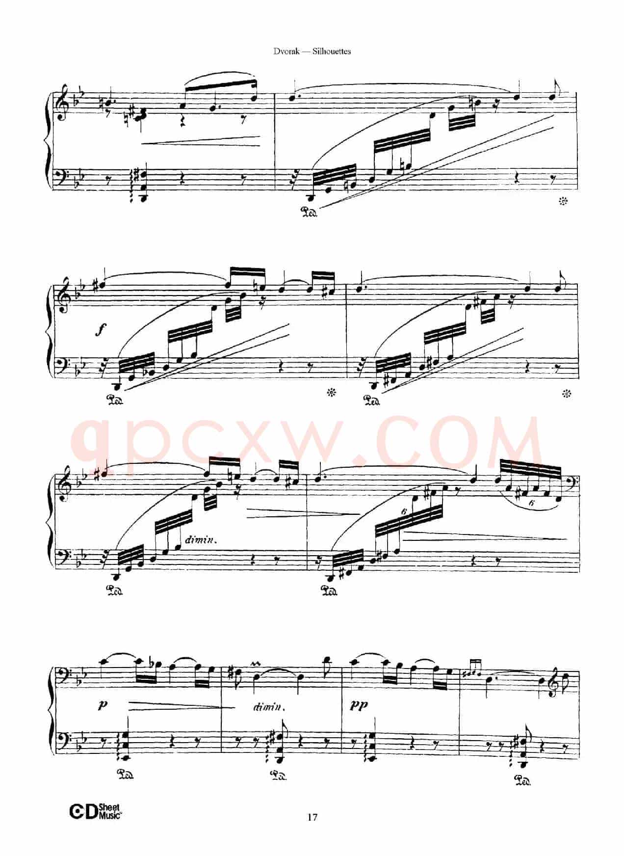 12 Silhouettes Op.8（12首剪影·6）
