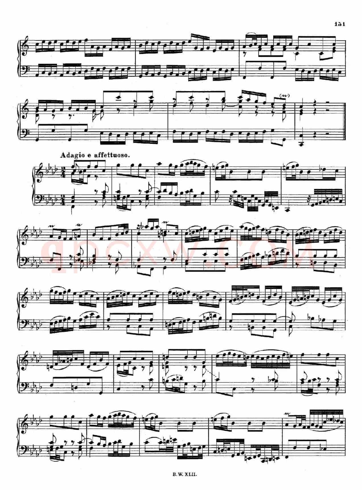 16 Concertos BWV 972-987(十六首为独奏古钢琴而作的协奏曲)(P91——100)