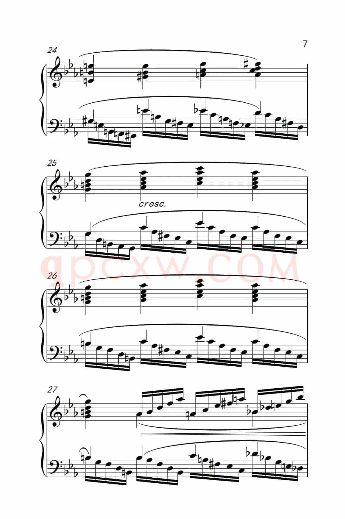 莫什科夫斯基 钢琴练习曲（第十四首）