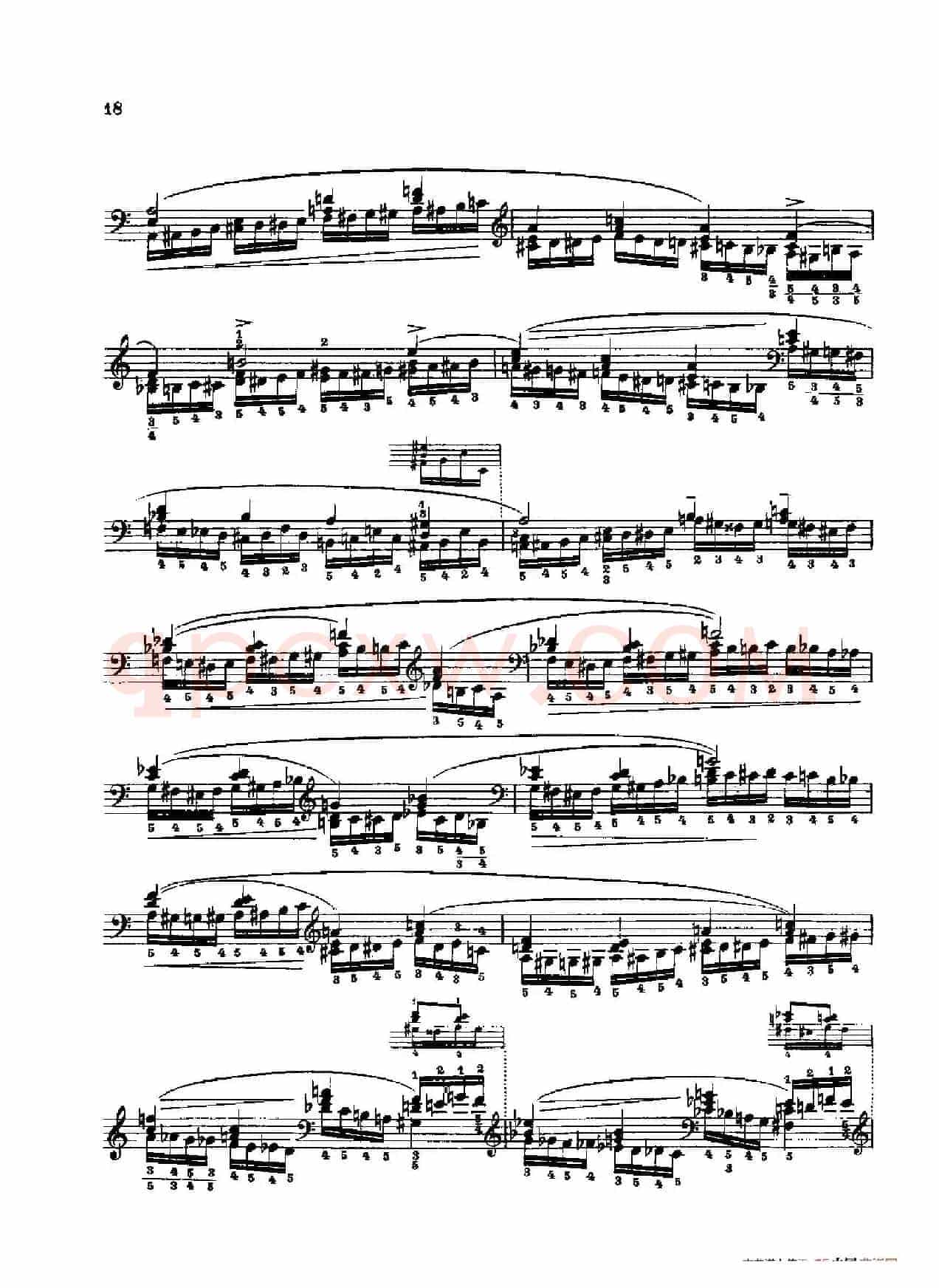 53首以肖邦练习曲为素材而作的练习曲(No.3)