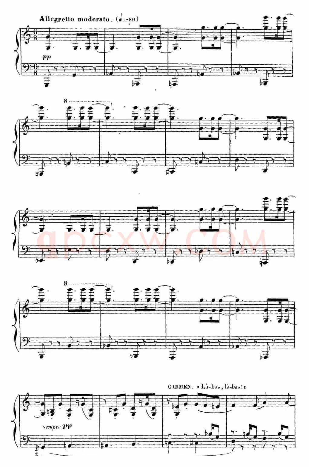 Carmen for Solo Piano（卡门全剧钢琴独奏版）（No.16）