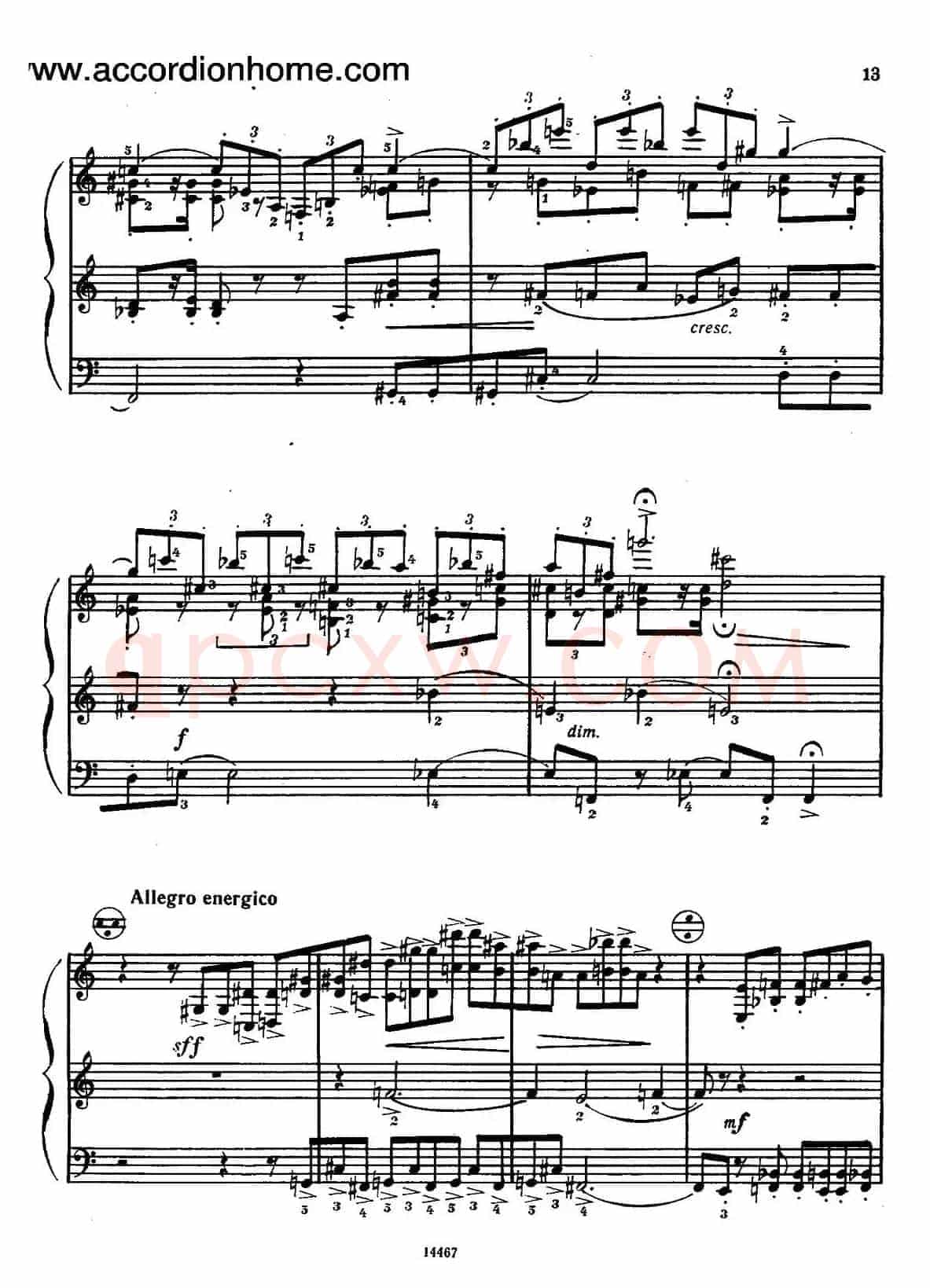 Sonate No.3(奏鸣曲三号)(第一乐章)