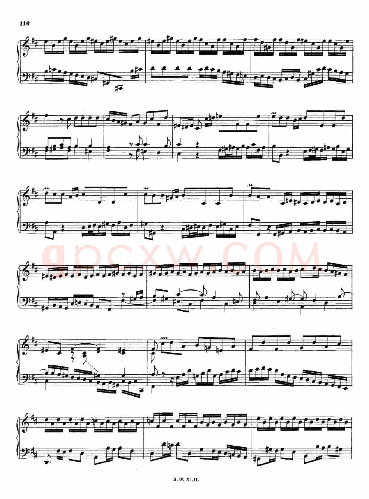 16 Concertos BWV 972-987（十六首为独奏古钢琴而作的协奏曲）（P51——60）