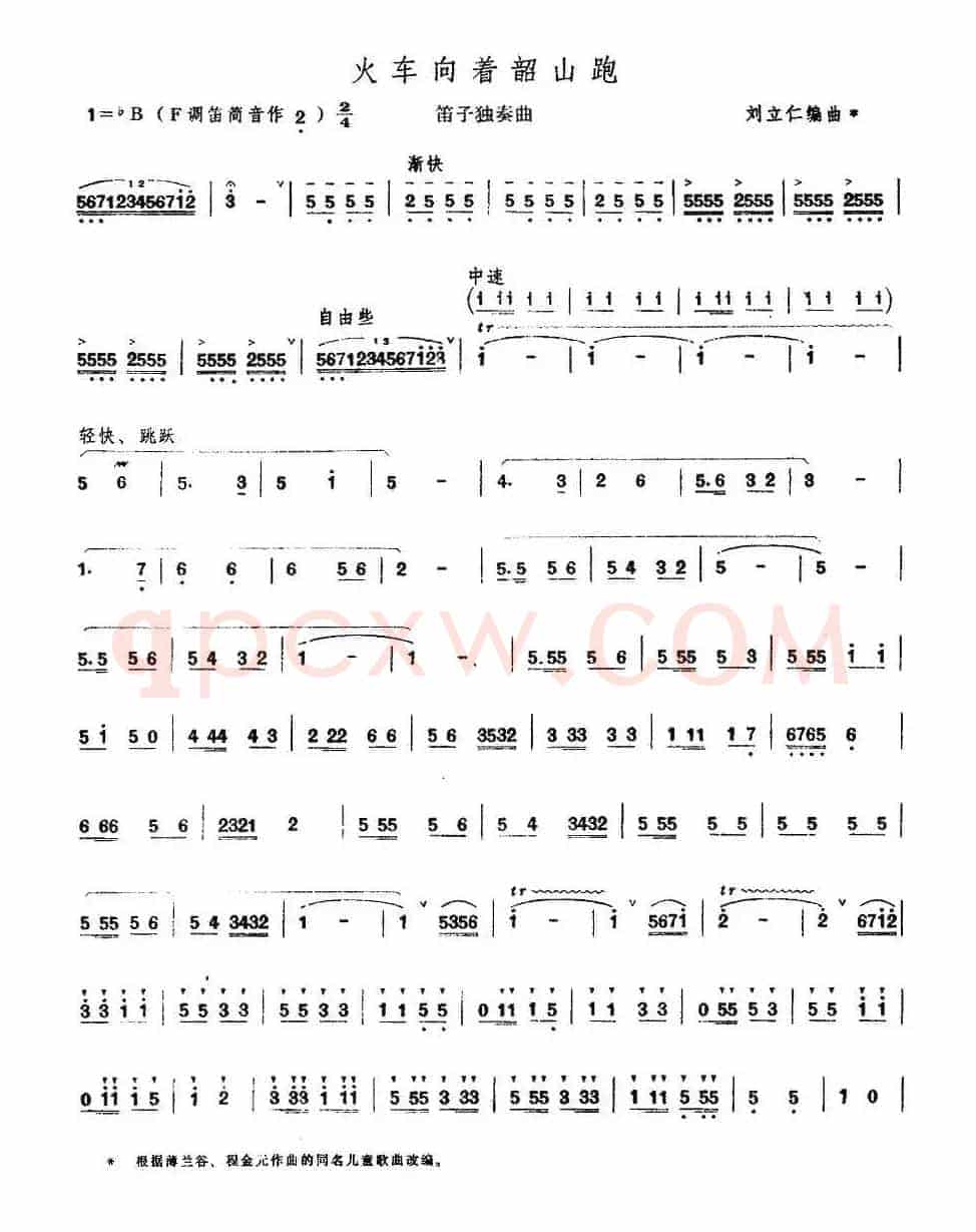 火车向着韶山跑