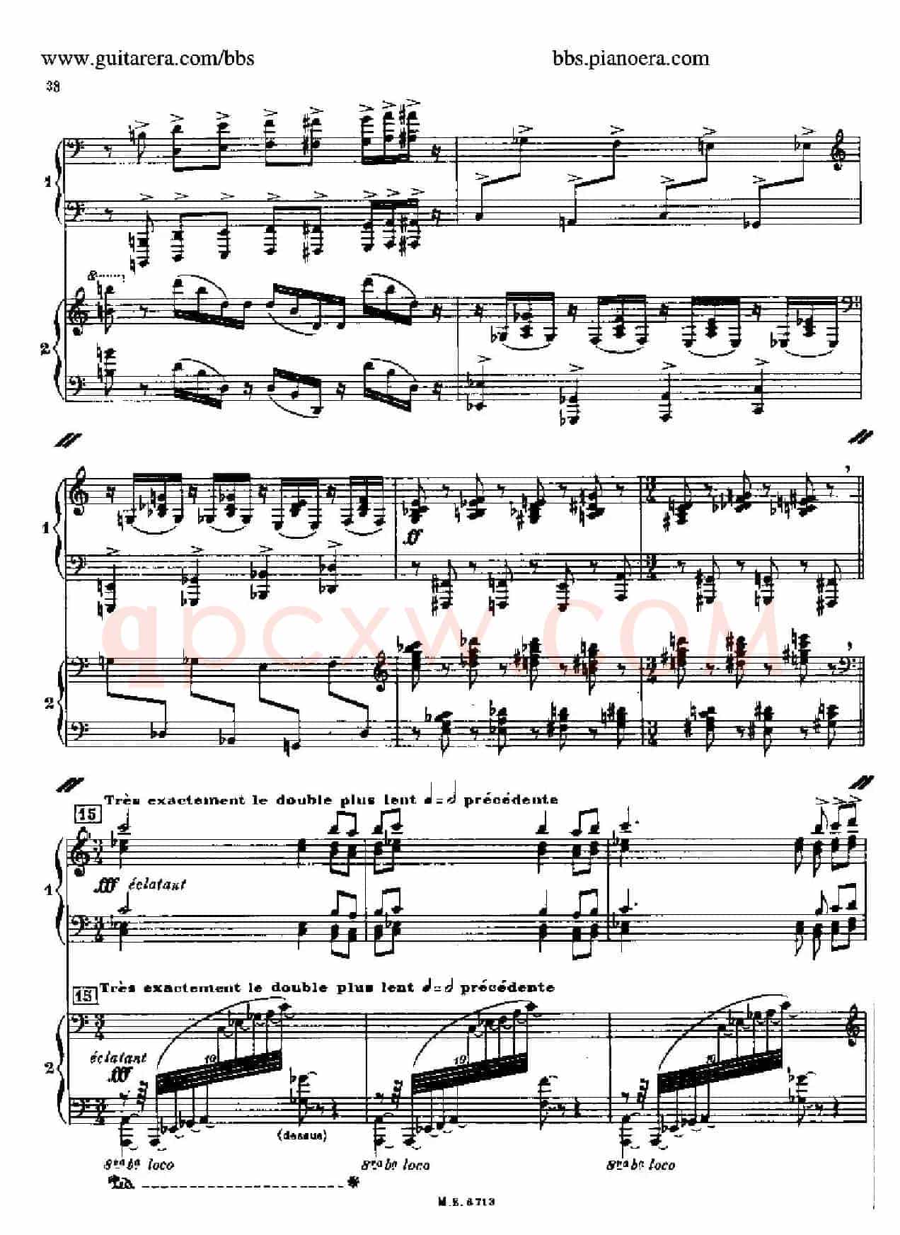 Sonata for Two Pianos(双钢琴奏鸣曲)