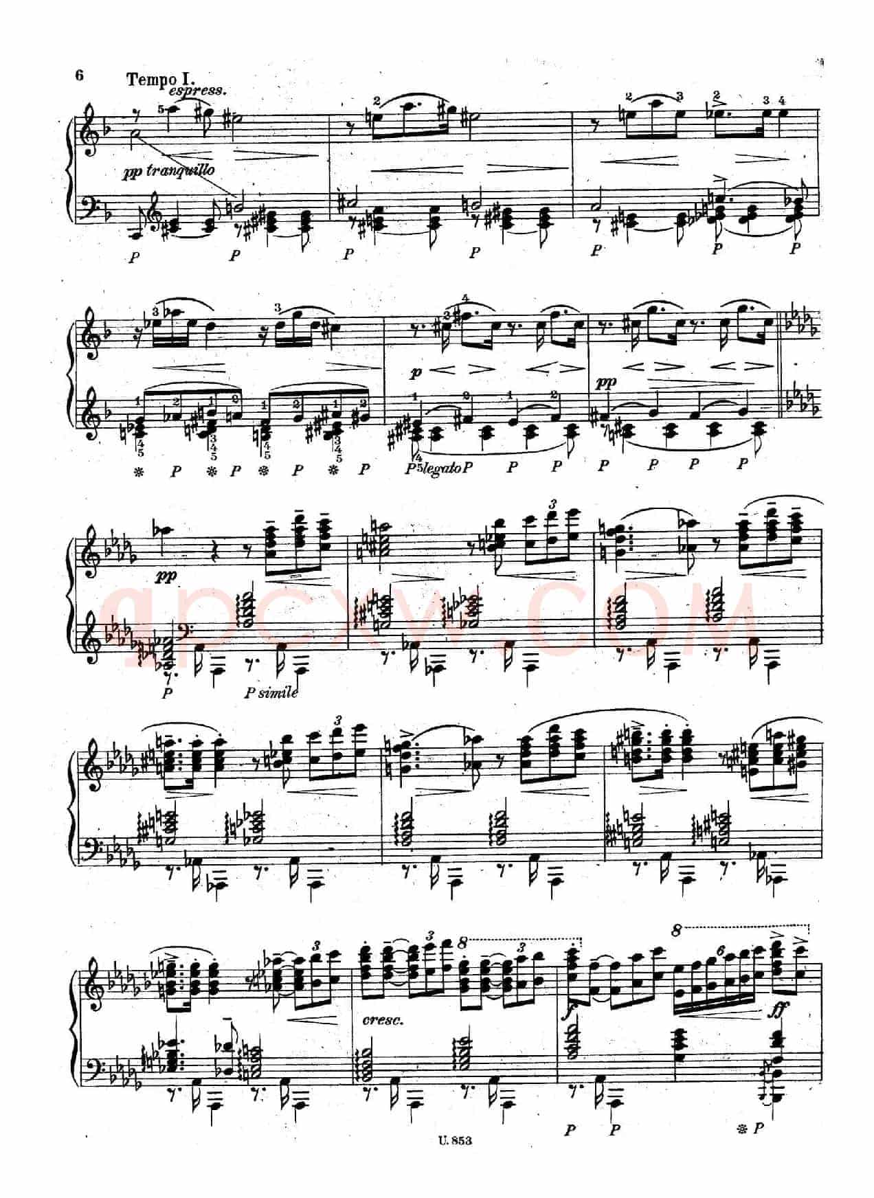 Six Piano Pieces Op.7（6首钢琴小品·Ⅰ）