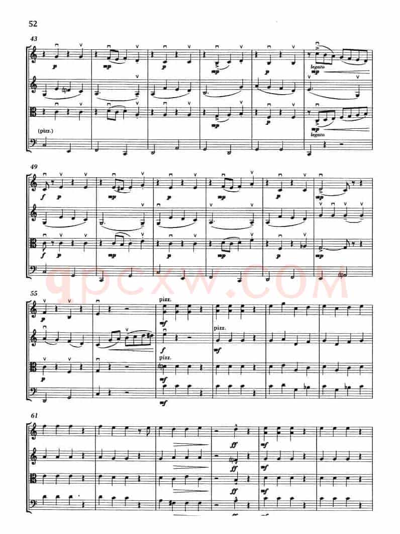 JINGLE BELLS（铃儿响叮当）（弦乐四重奏）